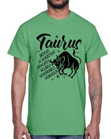 Taurus 492#- taurus- Cotton Tee