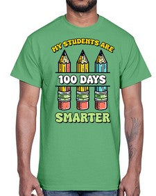 Teacher My Students Are one hundred 922#- one hundred days- Cotton Tee
