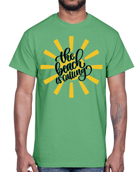 The Beachy Is Calling Style 10#- summer- Cotton Tee
