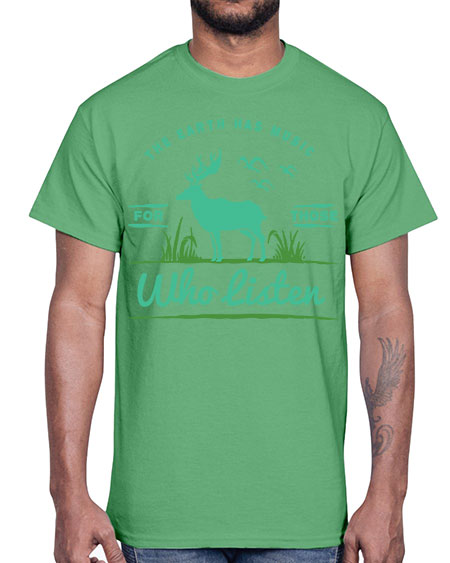 The Earth Has Music 15#- nature- Cotton Tee