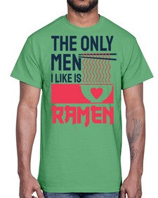 The Only Men I Like 1623#- Ramen- Cotton Tee