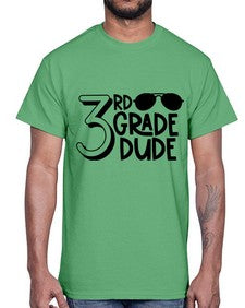Third Grade Dude 957#- third grade- Cotton Tee