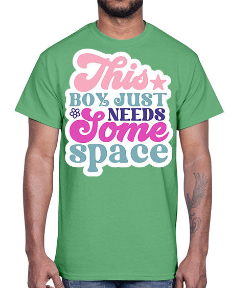 This boy just needs some space 6#- space- Cotton Tee