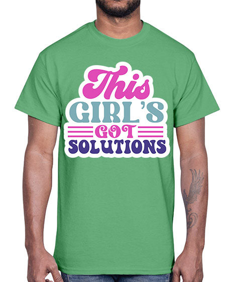 This girls got solutions 16#- general science- Cotton Tee