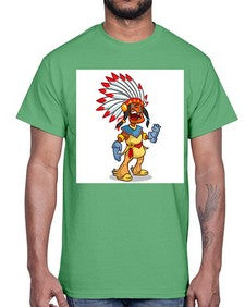 Thnksgvngindian 254#- cartoon general- Cotton Tee