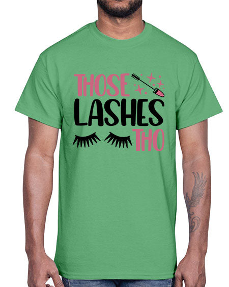 Those Lashes Tho Style 11#-makeup Cotton Tee