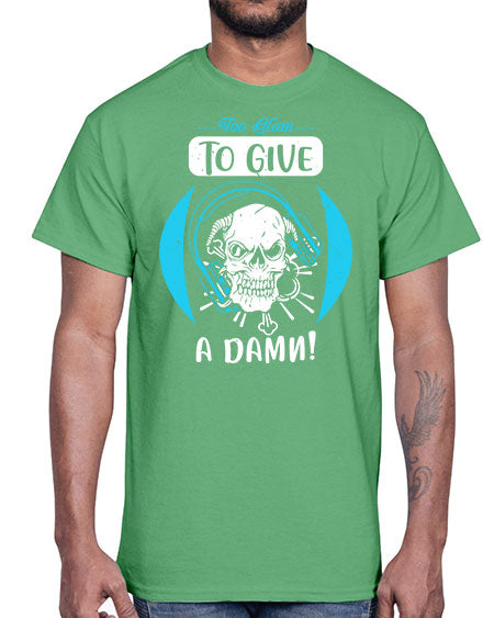 Too glam to give a damn Style 176#-makeup Cotton Tee
