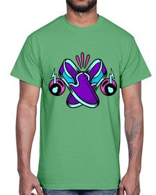 Walk the talk 261#- cartoon general- Cotton Tee