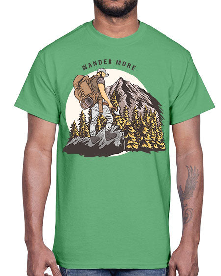 Wander More 3#- nature- Cotton Tee