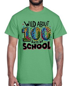 Wild about one hundred days 1011#- one hundred days- Cotton Tee