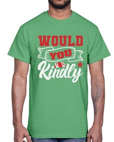 Would you kindly 55#- video games- Cotton Tee