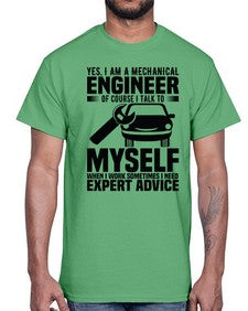Yes I Am A Mechanical Style 1671#- engineer- Cotton Tee