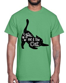 You Me The Cat Style 111#- cats- Cotton Tee