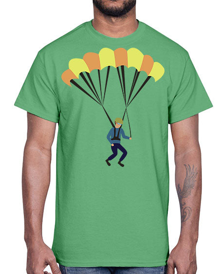 all in one 08#- parachute- Cotton Tee