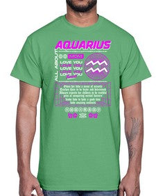 aquarius 86#- aquarius- Cotton Tee