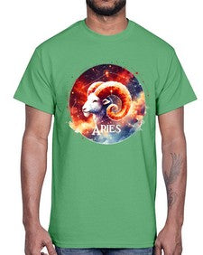 aries 128#- aries- Cotton Tee