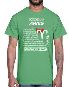 aries 137#- aries- Cotton Tee