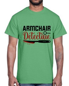 armchair detectiue 237#- true crime- Cotton Tee