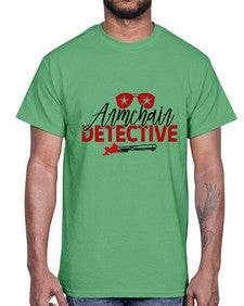 armchair detective 238#- true crime- Cotton Tee