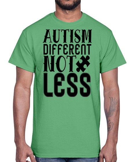 autism different not less 5214#- autism- Cotton Tee