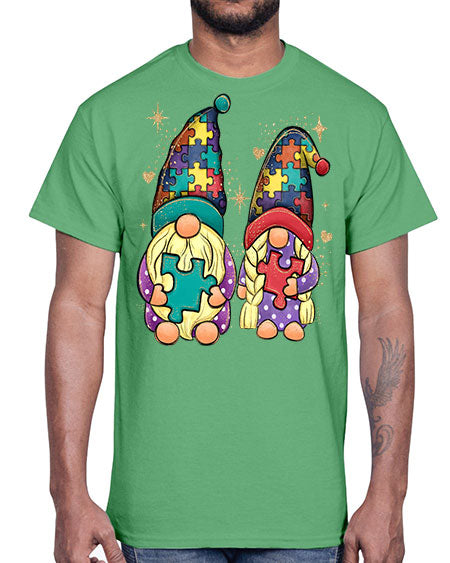 autism gnomes- autism- Cotton Tee