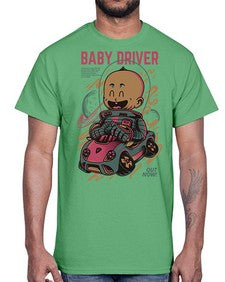 baby driver hnm 245#- art pop art- Cotton Tee