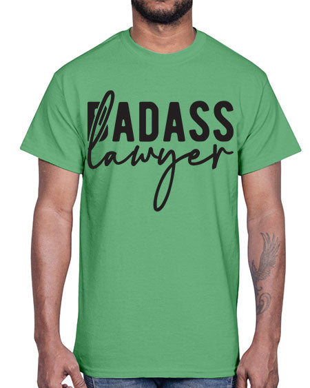 badass lawyer 585#- lawyer- Cotton Tee
