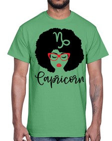 capricorn 199#- capricorn- Cotton Tee