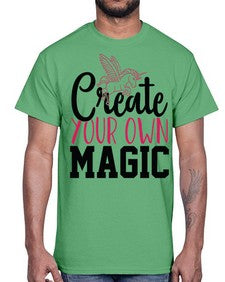 create your own magic 87#- unicorn- Cotton Tee