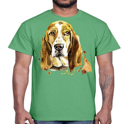 dog 107#- dogs- Cotton Tee
