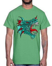 dragon 174#- dragon- Cotton Tee