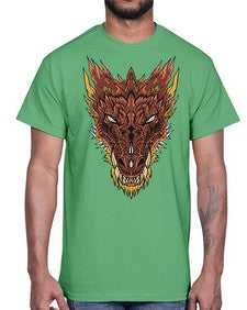 dragon 176#- dragon- Cotton Tee