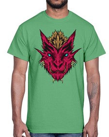 dragon 182#- dragon- Cotton Tee
