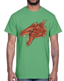 dragon 184#- dragon- Cotton Tee