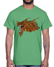 dragon 187#- dragon- Cotton Tee