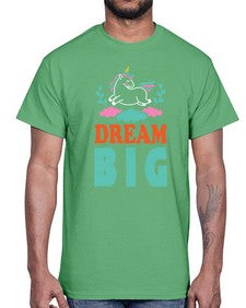 dream big 102#- unicorn- Cotton Tee