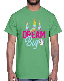 dream big 103#- unicorn- Cotton Tee