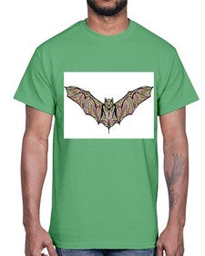 ethnic bat 415#- mandala- Cotton Tee