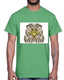 ethnic eagle 421#- mandala- Cotton Tee