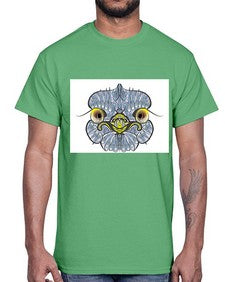 ethnic ostrich 432#- mandala- Cotton Tee