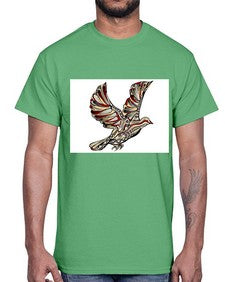 ethnic pigeon 437#- mandala- Cotton Tee
