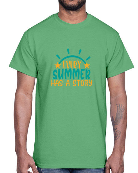 every summer has a story story Style 107#- summer- Cotton Tee