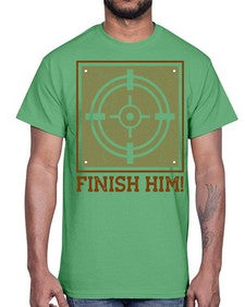finish him 82#- video games- Cotton Tee