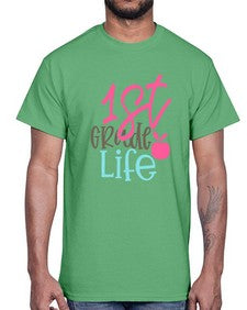 first grade design 121#- first grade- Cotton Tee