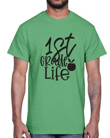 first grade design black 122#- first grade- Cotton Tee