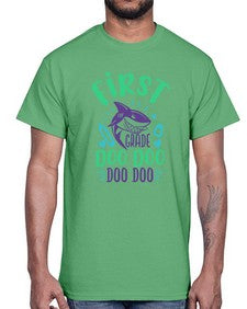 first grade doo doo 132#- first grade- Cotton Tee