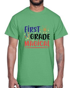 first grade magical 149#- first grade- Cotton Tee