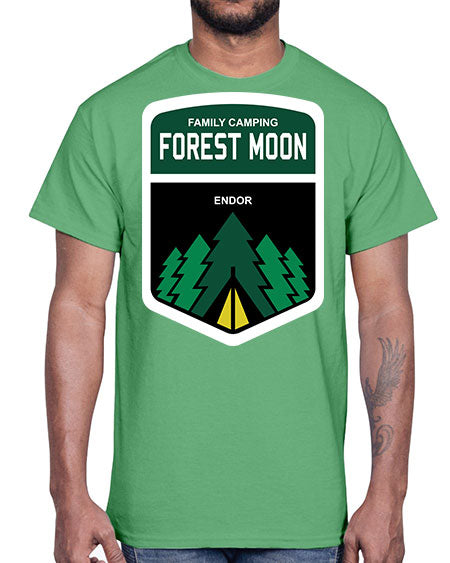 forest moon 8#- moon- Cotton Tee