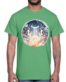 gemini 247#- gemini- Cotton Tee