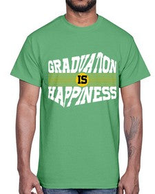 graduation is happiness 223#- graduation- Cotton Tee